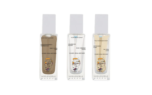 CLEANSER + SERUM + MOISTURIZER